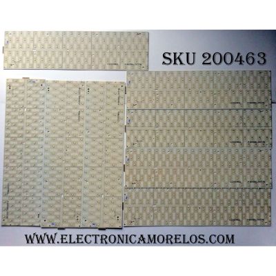 KIT DE LED`S PARA TV (8 PIEZAS) / VIZIO 6916L-0077B / LC550WUL / PANEL LC550WUL (SB)(M3) / MODELO VF550XVT1A